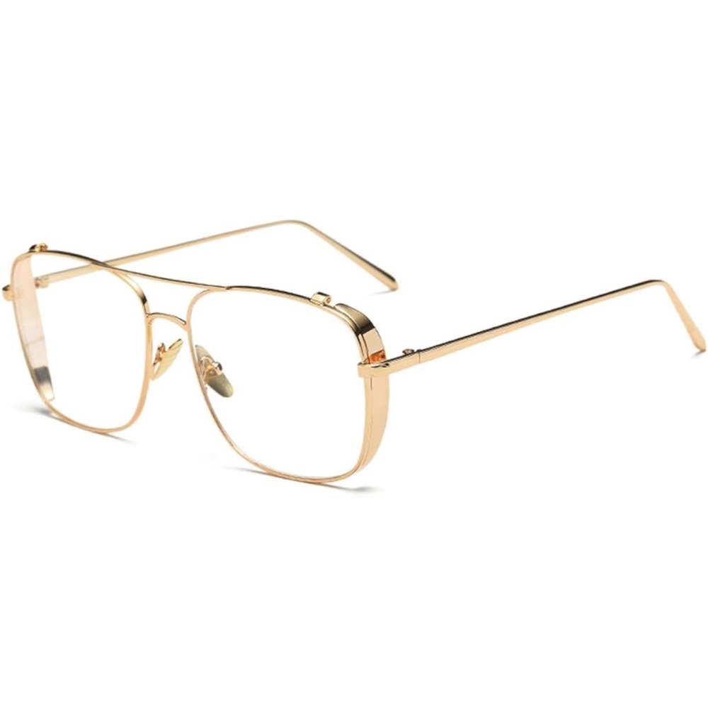 Square Glasses Metal Frame